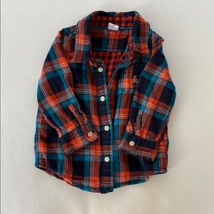 Baby gap flannel button down